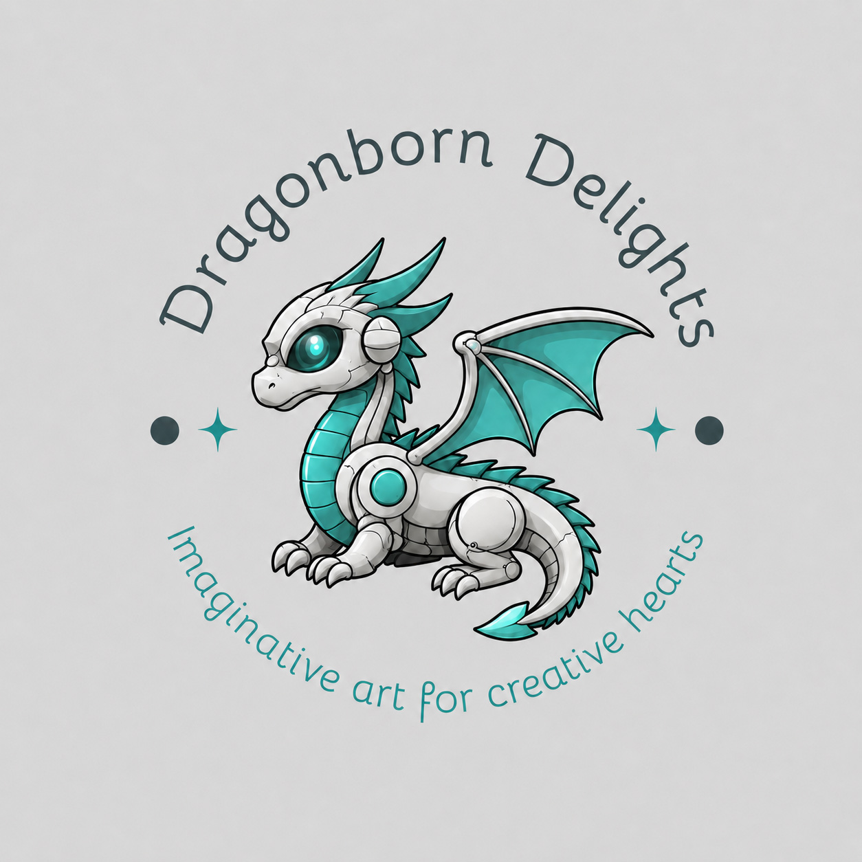 Dragonborn Delights dragon logo